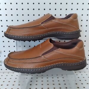 Dr. Scholl’s Advanced | Men's Brown Leather Shoes | Cushioned Gel Walking